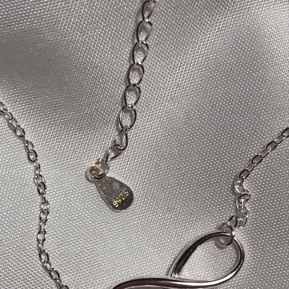 🌹Sterling Silver Cross & Infinity symbol - Picture 3 of 8